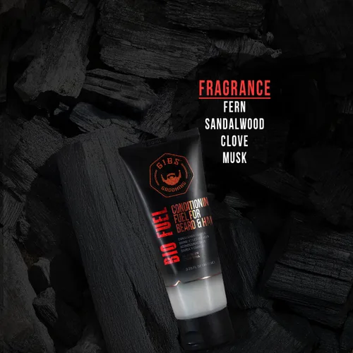Miniatura 5 de GIBS Grooming Bio Fuel - Combustible acondicionador para el crecimiento de la barba y el cabello (3.25 onzas) de mantequilla de mango, palma enana