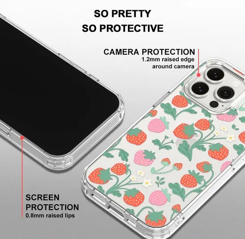Miniatura 4 de MOSNOVO Funda para iPhone 15 Pro Max, [Protección contra caídas de grado militar Buffertech de 6.6 pies] [Tecnología antidespegado] Diseño de funda