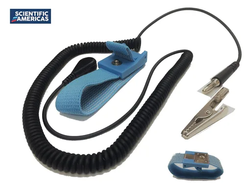 Miniatura 3 de Kit de alfombrilla de soldadura antiestática ESD de goma para alta temperatura, 30 x 60 pulgadas (2.5 x 5 pies) - 0.08 pulgadas de grosor, con doble