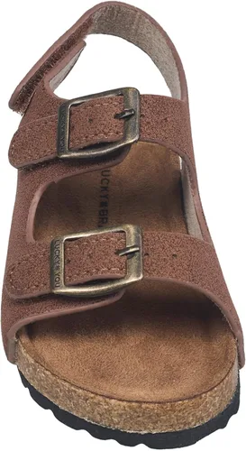 Miniatura 7 de Lucky Brand Sandalias unisex para bebé, con doble correa y cierre de velcro (niños pequeños)