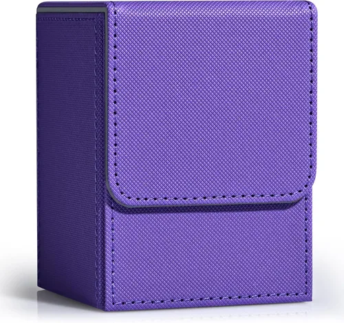 Miniatura 14 de Caja de almacenamiento de cartas ZLCA para cartas de intercambio, caja de cubierta de baraja MTG Commander con capacidad para más de 120 cartas