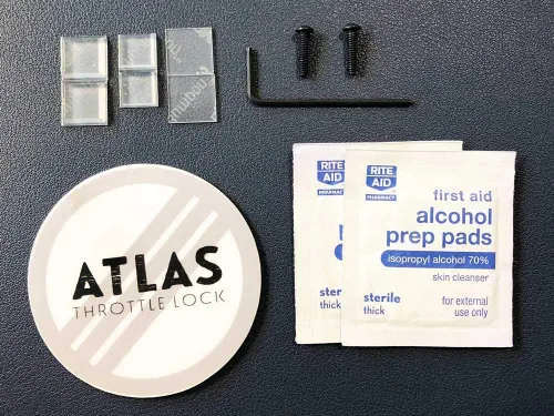 Miniatura 8 de ATLAS Bloqueo del Acelerador - Una Asistencia del Acelerador de Control de Crucero para Motocicleta, PULIDO (Kit Inferior)
