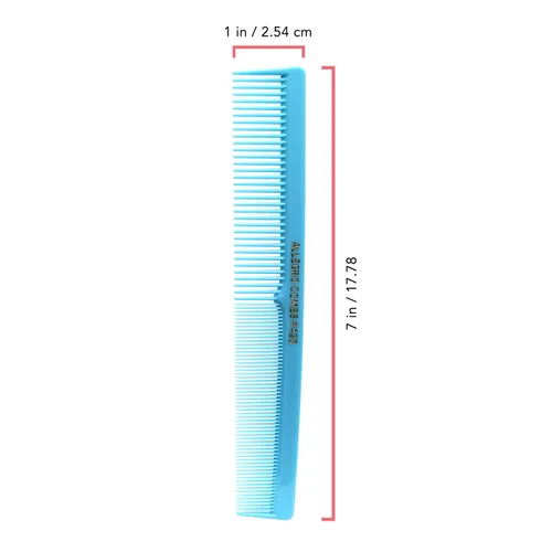 Miniatura 2 de Allegro Combs Peines de corte para peluqueros 420, peine para barba, bigote, para hombres, mujeres, niños pequeños, trenzados, separación del Azul