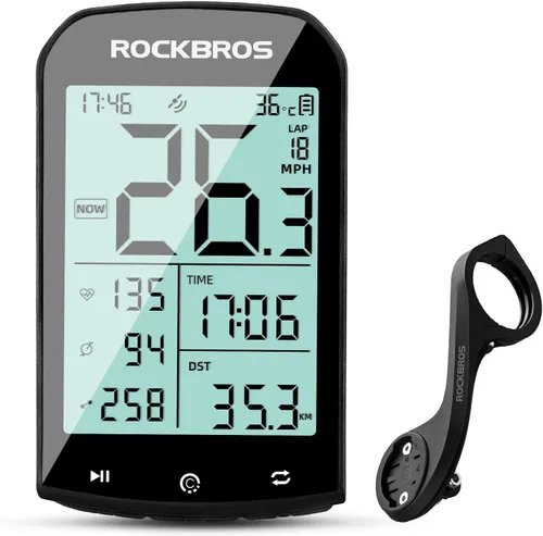 Miniatura 8 de ROCKBROS Ordenador de bicicleta inalámbrico Ciclismo Computadoras ANT+ Bluetooth bicicleta velocímetro odómetro bicicleta con sensor de cadencia