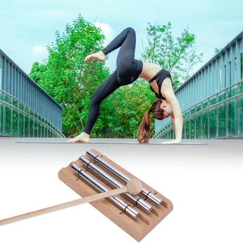 Miniatura 4 de Timbre de tres tonos para meditación de atención plena, relajación, alivio del estrés y la ansiedad, curación de chakras, yoga, timbre de aula