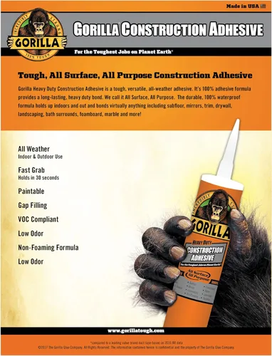Miniatura 3 de Adhesivo de construcción Gorilla resistente, 8020001-4