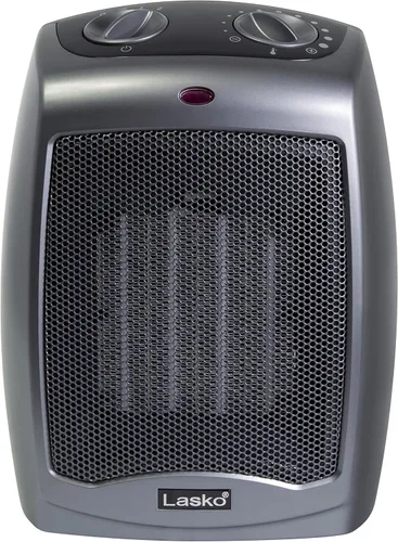 Miniatura 8 de Lasko Calentador eléctrico portátil de cerámica para interiores con interruptor de seguridad contra vuelco, protección contra sobrecalentamiento