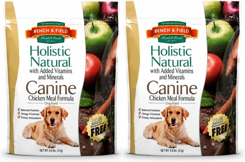 Miniatura 13 de Bench & Field Holistic Premium - Alimento seco para perros, receta de harina de pollo y arroz integral, hecho sin maíz, trigo o soja, para todas