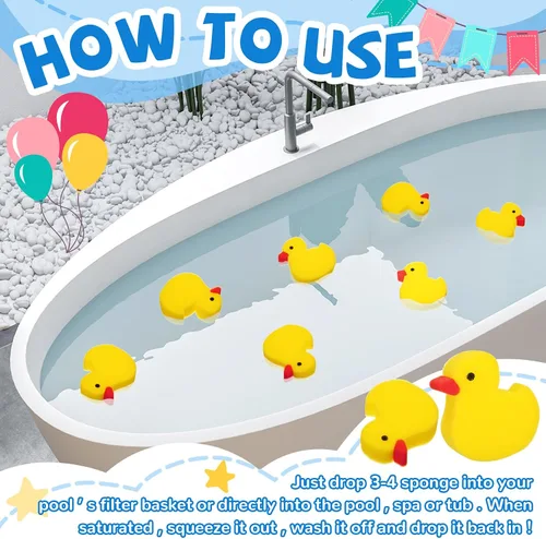 Miniatura 4 de Irenare 30 piezas de esponja absorbente de aceite para piscina y spa, accesorios para bañera de hidromasaje, kit de limpieza para recolectar