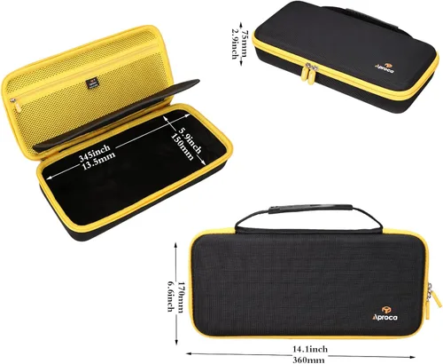 Miniatura 6 de Aproca Funda compatible con teclado inalámbrico mecánico Logitech POP Keys y teclado inalámbrico POP, teclado inalámbrico K2, bolsa de Negro