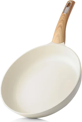 SENSARTE Sartén Antiadherente de Cerámica de 9.5 Pulgadas, Sartén Antiadherente para Omelet, No Tóxica, Cocina Saludable, Sartén de Chef, Libre de