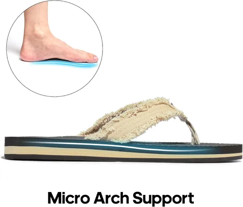Miniatura 3 de NORTIV 8 Sandalias de playa cómodas y ligeras para hombre