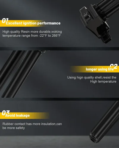 Miniatura 5 de OCPTY Paquetes de bobinas y bujías para UF504, GN10352 compatibles con 2011-2020 para Chrysler para 300 5.7L/V8, 2009-2010 para Dodge para Ram 1500