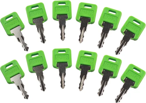 Miniatura 2 de Llave RV MK9901 6601 compatible con llave verde para autocaravana, código FIC 9901 6601 (paquete de 6)