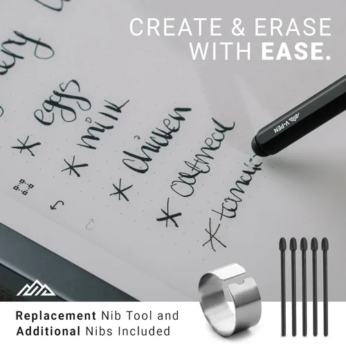 Miniatura 8 de V-Pen EMR Stylus Remarkable 2 bolígrafos de repuesto con borrador digital + 5 puntas Sensibilidad de nivel de presión 4096 y rechazo de palma