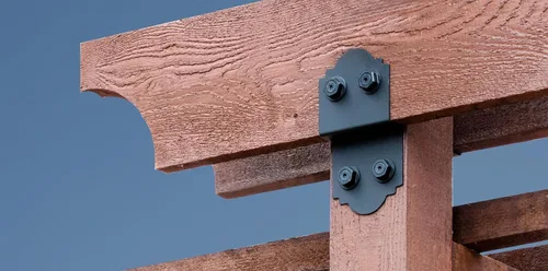 Miniatura 6 de Simpson Strong-Tie STN22-R24 Outdoor Accents - Lavadora de cabeza hexagonal negra (24 unidades) (paquete de 6)