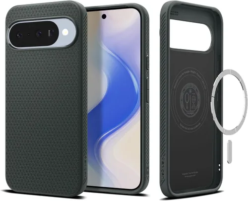 Miniatura 12 de Spigen Funda para Pixel 10 Pro XL, Liquid Air MagFit (2025) [diseñada para Pixelsnap, compatible con accesorios MagSafe] - Verde abismo