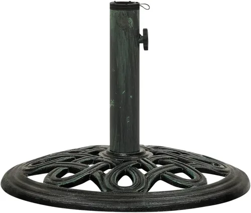Miniatura 21 de Base redonda para sombrilla de patio, soporte resistente para sombrilla para exteriores, patio, piscina, al aire libre, blanco, 26.5 libras, hierro