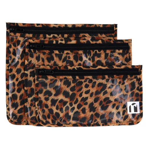 Miniatura 21 de Bumkins Bolsa de viaje, artículos de tocador, bebé, bolsa aprobada por la TSA, bolsa con cremallera, tamaño de cuarto de galón, lado transparente