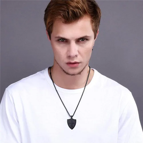 Miniatura 309 de U7 Saint Benedict/Michael Medal Necklace, 316L Stainless Steel Virgin Mary Necklace for Men Women, Bible Verse Protection Necklace Catholic