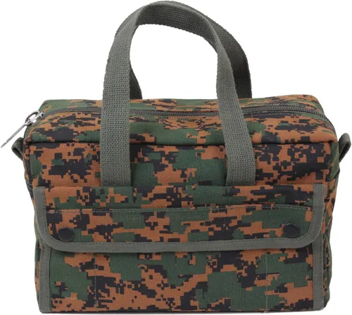 Bolsa de herramientas mecánicas Rothco - Organización resistente para equipo y herramientas Camuflaje digital Woodland