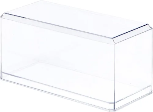 Pioneer Plastics 084C - Estuche de plástico transparente con borde biselado, 3.5 pulgadas de ancho x 3.75 pulgadas de profundidad x 8 pulgadas de