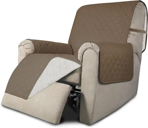Miniatura 226 de Easy-Going - Funda para sofá, futón y sillón sin reposabrazos, reversible, resistente al agua, para mascotas y niños (azul oscuro/azul claro)