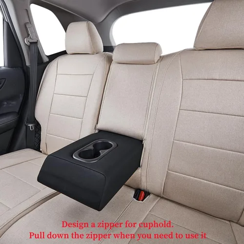 Miniatura 5 de coverdream Fundas de asiento con ajuste personalizado para Toyota RAV4 Limited, XLE, SE, Platinum, Adventure 2013 2014 2015 2016 2017 2018