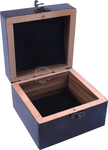 Miniatura 32 de Urna de madera antigua hecha a mano con grabado del árbol de la vida tallada a mano para mujeres y hombres, joyas Acentos de decoración del hogar
