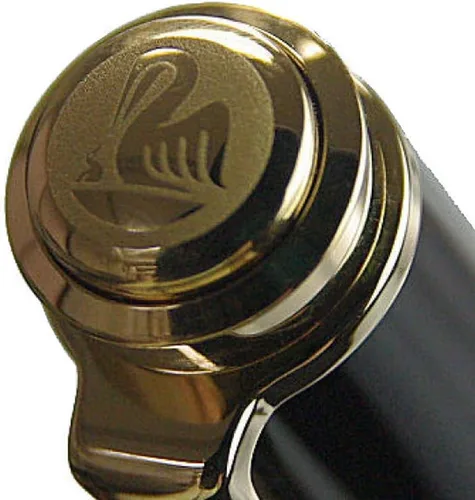 Miniatura 4 de Pelikan Pluma estilográfica Premium M400 EF-Negro/Verde
