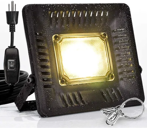 Luces LED de crecimiento con espectro completo, 150 W, luz de relé impermeable COB LED, luz de crecimiento con disipación de calor natural y sin