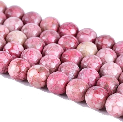Miniatura 7 de 6mm Cuentas Redondas de Granate para Hacer Joyería DIY, Poder Curativo de Cristal, Piedras Preciosas Sueltas para Hacer Pulseras y Collares, Hilo