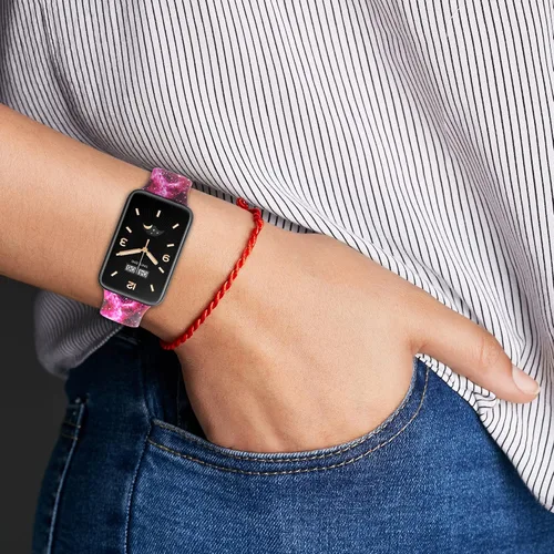 Miniatura 3 de Senter Banda de liberación rápida de silicona suave para Huawei Band 7 pro Smart Watch