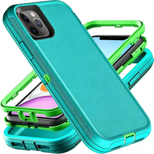YmhxcY Funda de Teléfono para iPhone 11 Pro Max a Prueba de Golpes, a Prueba de Caídas, a Prueba de Polvo, Resistente de 3 Capas Durable Protección