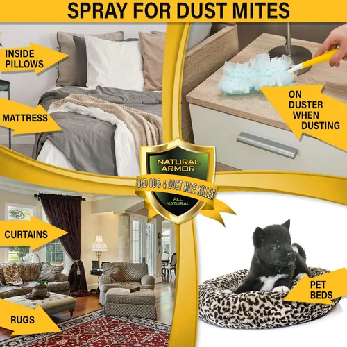Miniatura 7 de Tratamiento natural en aerosol para insectos y insectos - Colchones, fundas, alfombras y muebles, protección rápida y extendida. Seguro