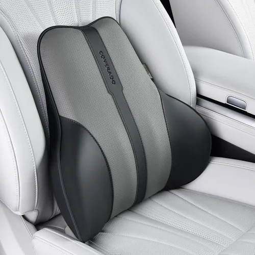 Miniatura 18 de Almohada de Apoyo Lumbar Coverado para Coche, Almohada de Espuma Viscoelástica Ergonómica para Silla de Oficina, Nuevo Cojín de Espalda para Alivio