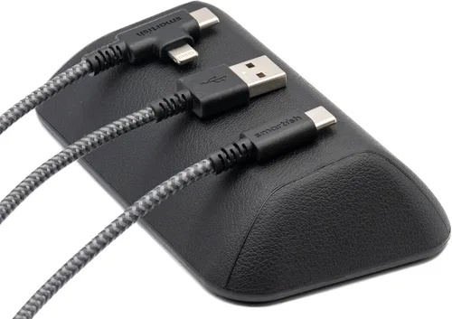 Miniatura 20 de Smartish® Soporte Magnético para Cables - Organizador de Cables Wrangler Más Grande Relleno de Media con Clips Magnéticos para Gestión de Cargadores