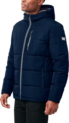 Miniatura 2 de Nautica Parka con capucha para hombre, resistente al agua y al viento