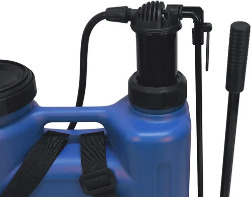 Miniatura 5 de Pulverizadores de 4 galones en césped y jardín con boquillas ajustables mochila manual pulverizador de bomba de mano, color azul Azul de 4 galones