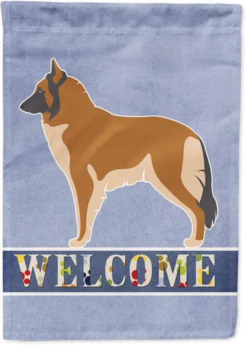 Miniatura 48 de Caroline's Treasures BB8334GF AIDI Bandera de jardín para perro de montaña del Atlas, bandera de buzón azul, bandera decorativa para patio exterior