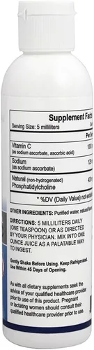 Miniatura 2 de Vitamina C liposomal La mayor absorción a las células 96% incluye la cantidad adecuada de fosfatidil colina (PC)
