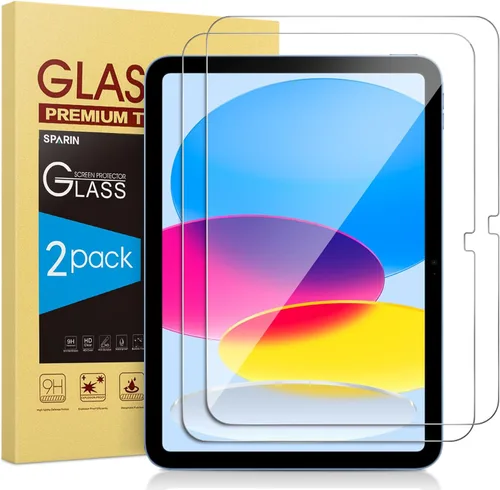 Miniatura 12 de SPARIN - Paquete de 2 protectores de pantalla para iPad Air de 11 pulgadas M3 2025 y M2 2024 (iPad Air 7ª/6ª generación), vidrio templado