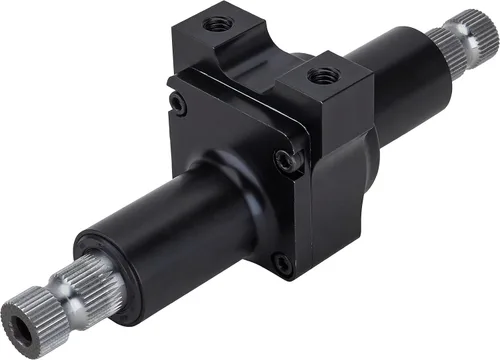Miniatura 4 de Speedway Motors Acelerador de Dirección 2:1 de Cuerpo Pequeño, 3/4 Pulgadas 36 Estrías, Aluminio Ligero, Acabado Negro Anodizado, Tamaño Compacto
