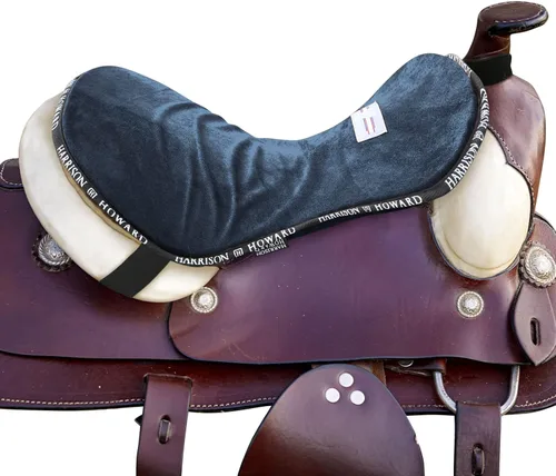 Miniatura 8 de Harrison Howard Protector de Asiento de Sendero Occidental Equipo de Montar para Silla de Caballo con Cojín Inferior Ayuda a Distribuir la Presión