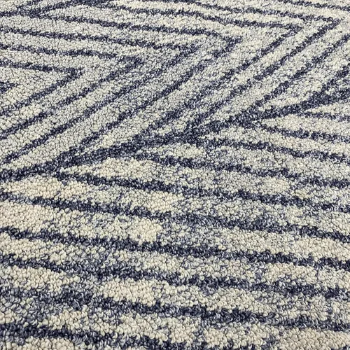 Miniatura 3 de LUXE WEAVERS - Alfombra geométrica azul 2x3