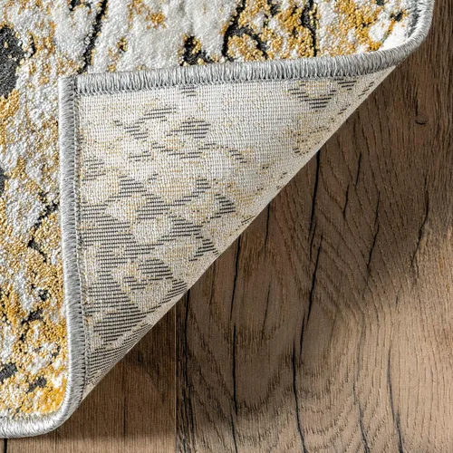 Miniatura 4 de nuLOOM Aideen Modern Snake Patterned Area Rug, 4x6, Beige