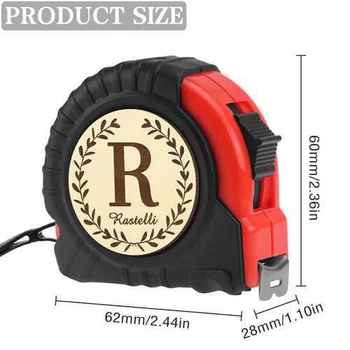 Miniatura 3 de Cinta métrica personalizada grabada para papá, 10 pies, nombre personalizado, foto, regalos para el día del padre, abuelo, hombres, herramienta