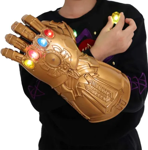 Miniatura 6 de Bulex LED Light Up Infinity Gauntlet The Thanos Gloves with Removable Magnet Infinity Stones