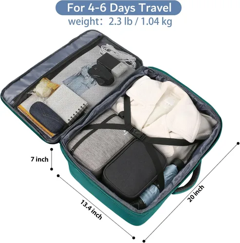 Miniatura 67 de MATEIN - Mochila de viaje extragrande de 10.56 galones, mochila de viaje ampliable apta para aerolíneas, para viajeros de fin de semana, hombres