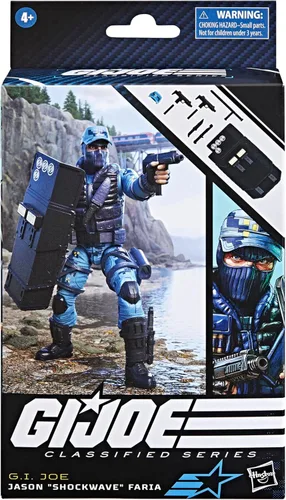 Miniatura 2 de G.I. Joe Classified Series Jason Shockwave Faria, figura de acción coleccionable, 105, figuras de acción de 6 pulgadas para niños y niñas, con 9